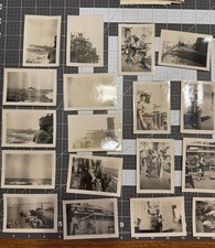 WWII U.S. Navy Shipboard Sailors Original Photo Lot 25+ Vintage 1940s At Sea picture