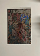 Transformers #1 Signed Daniel Warren Johnson 1st Print 1:100 Bertram Cover 2023 picture