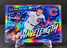 Pete Crow-Armstrong Custom Art Card Chicago Cubs Wavelength Holographic PCA picture