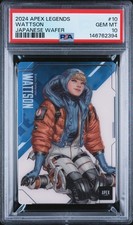 2024 APEX LEGENDS JAPANESE WAFER CARD #10 WATTSON PSA 10 picture