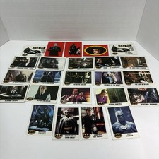 1989 Topps Vintage Batman Trading Cards LOT OF 24 picture