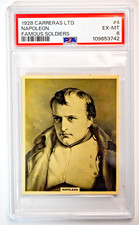 1928 Carreras Famous Soldiers Tobacco Napoleon Bonaparte #4 PSA 6 EX-MT Highest picture