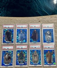 2024 TOPPS DISNEY SAPPHIRE FROZEN ❄️ COMPLETE SET ALL PSA 10 LOT (8 Cards)💎RARE picture