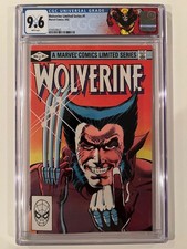 Wolverine Limited Series #1 CGC 9.6 Near Mint+ WHITE Pages/New Slab/Custom Label picture
