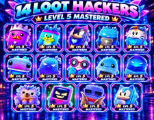 Choose your LOOT HACKER sprite ALL ARE MAX LVL 5 (BUY ONE Get 1 FREE) (You KEEP) picture