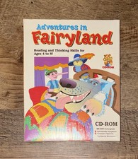 Adventures in Fairyland CD-ROM Big Box - Sealed New - 1995 Compedia Inc. picture