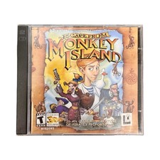 2000 Escape From Monkey Island Windows PC 2 Disc CD ROM Game (COMPLETE) picture