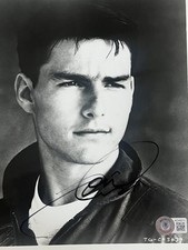 Tom Cruise signed autographed 1986 Top Gun 8x10 Maverick movie photo BAS Beckett picture