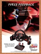1998 Thrustmaster Motorsports Nascar Force GT Original Advertisement / Promo v3 picture