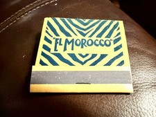 El Morocco Nightclub, New York City, VTG Front Strike Feature Matchbook - RARE picture