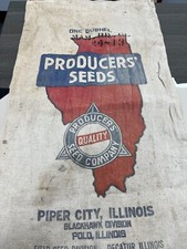Seed Sack Vintage Decatur Illinois RARE. picture