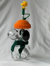 Presale20 Starbucks x Peanuts Snoopy Limited Edition Glass Cup Authentic picture