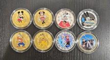 2026 Disneyland Park Exclusive Color Medallions - Set of 8 Coins In Capsules picture