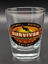 Survivor The Australian Outback Rare Shot Glass Season 2 Vintage Aired 2001 picture