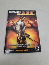 Contract J.A.C.K. (PC, 2003) NO CD, Manual ONLY, 3c335 picture