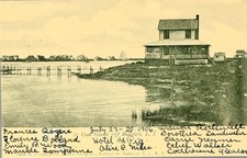 1906 Hotel de Pig Postcard Oak Island Babylon LI NY Multi-Signed Photo Post Card picture