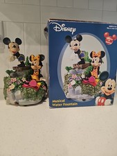 Damaged Disney Mickey & Minnie 1963 Musical Water Fountain Water Does Not Work picture