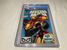 Iron Man 258 CGC 9.8 NM/M White Pages Copper Age Armor Wars 1990 picture