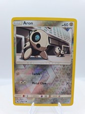 Pokemon Aron 65/111 Sm-Crimson Invasion Reverse Holo NM picture