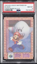 1996 KELLOGG'S NINTENDO 64 SUPER MARIO 64 3-D BIG BOO PSA 8 picture