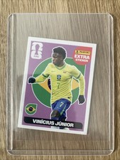 Panini FIFA World Cup 2026 Extra Sticker Vinicius Junior Purple/Purple Toploader picture