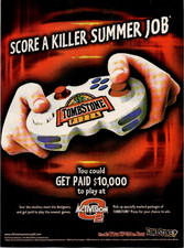 Tombstone Pizza Activision Gaming Controller Vintage Magazine Ad 2003 Retro picture