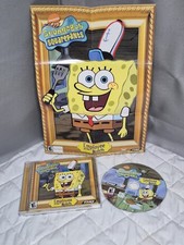 Nickelodeon SpongeBob SquarePants Employee Of The Month PC W/ Poster 2002 THQ picture