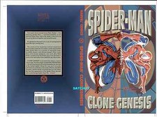 SPIDERMAN CLONE GENESIS ORIGINAL PRODUCTION ART COVER GWEN STACY SCARLET SPIDER picture