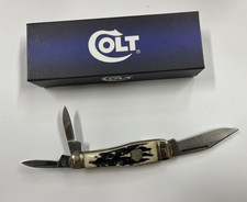 Colt Knife CT317BS -3 Blade Gunstock Whittler Knife-New in Box picture