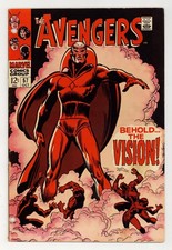 Avengers #57 GD 2.0 1968 1st SA app. Vision picture