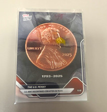 Topps 2025 Topps Now The U.S. Penny Insert #11/12 Abraham Lincoln Card picture