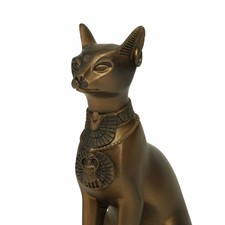 DESIGN TOSCANO Egyptian Cat Bastet Statue Goddess - Women Protector Giver of Joy picture