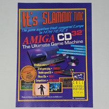 Amiga CD 32 Console Slammin' Time Print Ad/Poster picture
