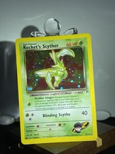 Rocket's Scyther 013/132 Gym Heroes Holo with swirl picture