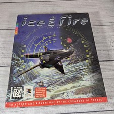 Ice and Fire Big Box PC Game Computer (PC, 1995) Original Ice & Fire NEW SEALED picture