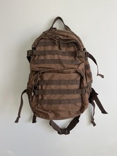 La Police Gear Molle Military Assault Pack Brown USMC Army Zip Tactical NICE picture