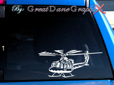 Heuy Halo Helicopter -Vinyl Decal Sticker -Color Choice -HIGH QUALITY picture