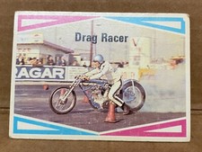 Drag Racer Street Chopper Vintage Motorcycle Trading Card GT03508 picture