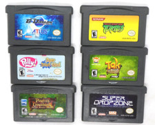 Game Boy Advance Lot; B-Daman,Polly Pocket,Pirates of the Carribean,Turtles,Tak picture
