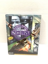 Nihilist PC Game CD-ROM Big Box 1996 Hardcore Games w/ Glasses Vintage picture