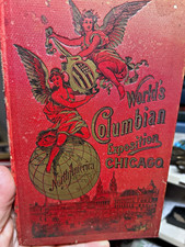 1893 World’s Columbian Expedition Chicago Souvenir Viewbook Antique picture