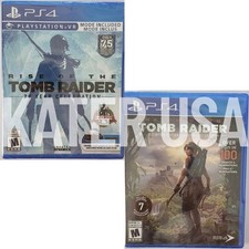 Rise of the Tomb Raider + Shadow of the Tomb Raider PS4 Brand New Game Bundle picture