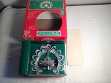 NOS VINTAGE MERRY GLOW ELECTRIC LIGHT UP ROTATING TREE TOPPER MCM SPUTNIK ATOMIC picture
