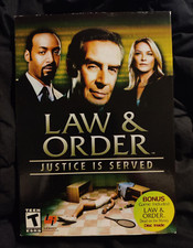 Law & Order: Justice Is Served (PC CD-ROM, 2004) NIB picture