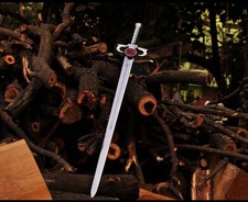 Custom Handforged Carbon Steel Thunder-cats Replica Sword and Leather Scabbard picture