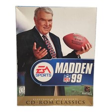 Madden NFL 99 (PC, 1998) EA Sports Game Big Box CD-ROM W/ Manual & Jewel Case picture