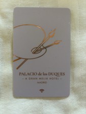 Palacio De Los Duques Gran Meliá Hotel Room KEY CARD Hotel Key Card Madrid Spain picture