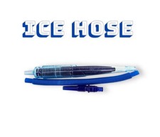 Golden Desert Ice Hose Blue Hookah Freezable Cooling Hose picture