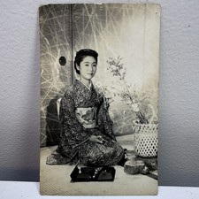 Original Kinuyo Tanaka Early Photo RPPC Japanese Actress Film Director Japan picture