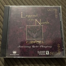 Legend of the North: Konung PC Game Jewel Case (Strategy First, 2001) w/ Manual picture